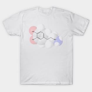 Dopamine Molecule Chemistry T-Shirt